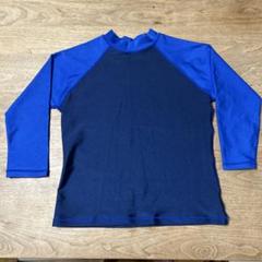 青い長袖ラッシュガード　M