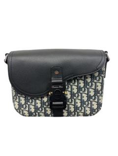 【美品】Christian Dior ショルダーバッグ オブリークSaddle