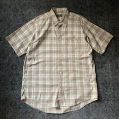 ハルキの古着 ヴィンシャツ 90s チェック柄 レトロ 夏 半袖 古着 希少