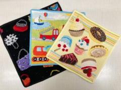 【新品未使用】フェイラータオルハンカチ30x30cm 25x25cm 3枚セット