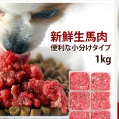 馬肉 生 冷凍 生肉 低カロリー ミンチ ペット 手作り食 犬 猫