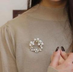 パールブローチ コサージュ 七五三 結婚式 発表会 パーティー 女子会 高級感のサムネイル