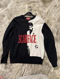 17aw Supreme scarface パーカー　スウェット　ジャケット　M Supreme Scarface™ Sweater (FW17) - $178