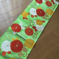 ✴️お値下げ✴️和風テーブルランナー　　99刺繍花模様