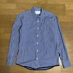 URBAN RESEARCH ID ギンガムチェックシャツ ネイビー L
