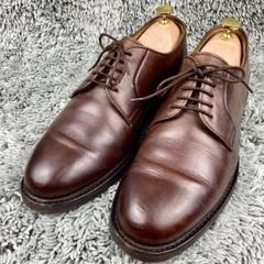良品 Berwick(バーウィック) プレーントゥ 26cm ブラウン
