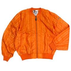 adidas 90s nylon bomber jacket orange