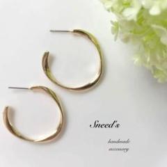 ▪ゴールドオーバルピアス