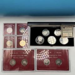 モスクワオリンピック記念銀貨と1980年発行ソ連記念プルーフコイン モスクワオリンピック記念銀貨と1980年発行ソ連記念プルーフ