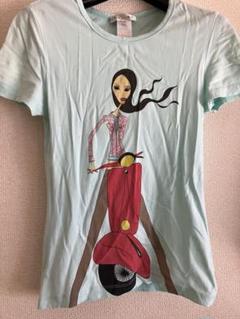 週末SALE セリーヌ イラスト入り半袖Tシャツ カットソー