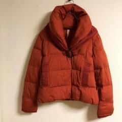 ◯美品 YOSOOU 粧う ショートダウン オレンジ サイズ2 軽くて暖か