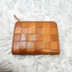 【未使用級】ズッケロフィラート　キャメル レザー 二つ折り財布