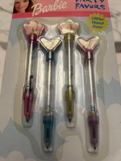 バービー グリッター ワンドペン 4本セット