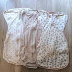 ベビーおくるみ 3枚セット 花柄