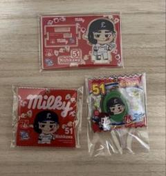 埼玉西武ライオンズ ペコちゃん 西川愛也 アクスタ アクリルキーホルダー おまけ 埼玉西武ライオンズ ペコちゃん 西川愛也 アクスタ アクリル