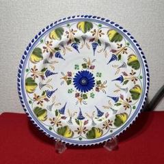 スペイン製　飾皿　インテリア　大皿　ハンドメイド　カル・バレイラ