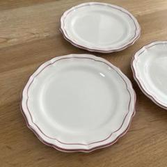 Gien ジアン LES DELICES 絵変わり6枚セットヴィンテージ 廃盤品 Gien ジアン フランス 木の実 タルト デザートプレート 廃盤 6枚