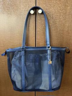 バーバリーブルーレーベル キャンバスレザートートバッグ Burberry