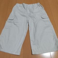 150七部丈パンツ、薄いベージュ、薄手