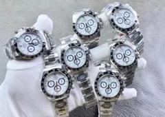 rolex 自動巻きクロノグラフ腕時計 シルバー