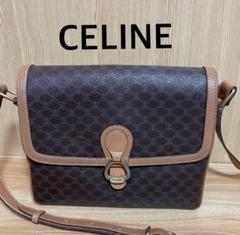 セリーヌ マカダム サークルロゴ キャンバス ショルダーバッグ セリーヌ CELINE マカダム ロゴプレート ワンショルダーバッグ