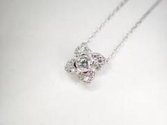 6/美品 ポンテヴェキオ Pt850×Pt999 ダイヤ計0.14 ネックレスのサムネイル