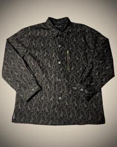 最終価格】gakkin ガッキン　黒蓮葉　M 半袖　シャツ BA081484-58AF-41C3-9317-