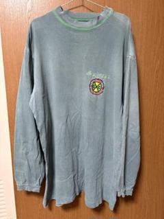 Crosscolours ロンT グリーン　XL ボロ
