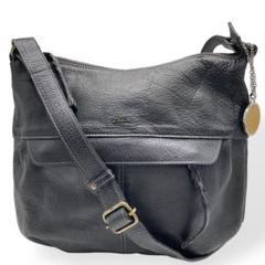 美品　Dakota ダコタ　レア　ショルダーバッグ　　ブラック　本革　斜め掛けのサムネイル
