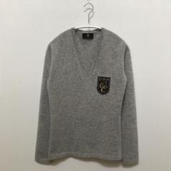 【美品】オールドイングランド OLDENGLAND カシミヤ セーター グレー 美品】オールドイングランド OLDENGLAND カシミヤ セーター