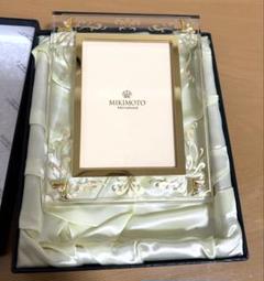 【未使用・美品】ミキモト／MIKIMOTO『フォトフレー厶、写真立て』