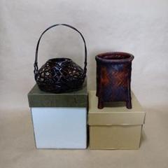 イ630 　F678 　U191 3点！！花入　一輪挿　花器　木箱』茶道具 楽天市場】【茶道具】【花入】【中古】【送料無料】備前焼桟切花