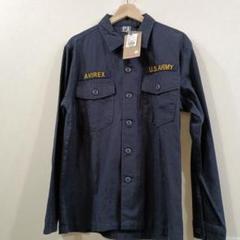 AVIREX U.S. ARMY 長袖シャツ L ブラックジャケット新品未使用