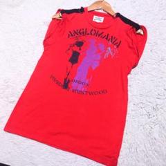 【希少】ヴィヴィアンウエストウッド Tシャツ ショルダーベルト ビッグデザイン 希少】ヴィヴィアンウエストウッド Tシャツ ショルダーベルト