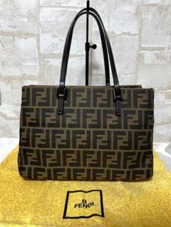 FENDI フェンディ ハンドバッグ ズッカ柄 ミニトートバッグ 美品 レア