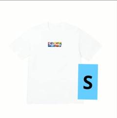 Slawn Box Logo TeeWHITEsupreme S