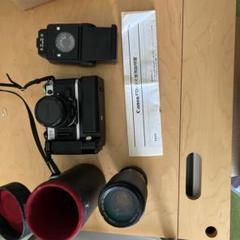 カリメロさん専用　Canon AE-1 一眼レフカメラ レンズ3本セット Canon AE-1 フィルム一眼レフカメラセット - メルカリ