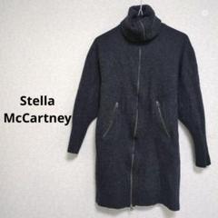 極美品 ステラマッカートニー ウールメルトン ダブルチェスターコート ネイビー ◇Stella McCartney/ステラマッカートニー◇この冬主役にしたい