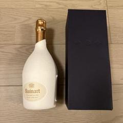 Ruinart シャンパン 750ml ホワイトボトル　VUITTON刻印箱付き Ruinart シャンパン 750ml ホワイトボトル VUITTON刻印箱付き