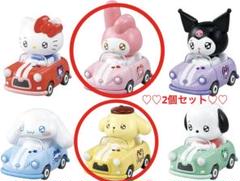 トミカチェーンズ サンリオキャラクター6種セット トミカチューンズ（TOMICA TUNES）｜タカラトミー