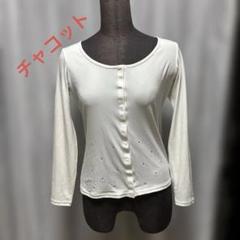 チャコット社交ダンス　トップス 美品 日本製 社交ダンス衣装】ブラック系 Chacott チャコット