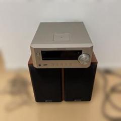美品 KENWOOD ケンウッド K-505 2017年製 ミニコンポ Amazon | ケンウッド コンポ Kseries K-505-N [ゴールド] | JVC