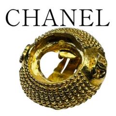 【訳アリ品】CHANEL(シャネル)イヤリング ゴールド ココマーク 片耳のみ