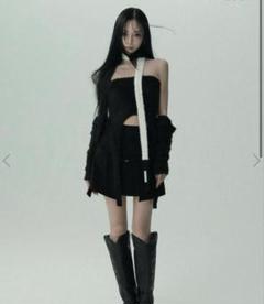 トップス melt the lady contrast garter tops white Carter Contrast Stitch Corset Top • American Threads Women's