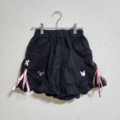 LOUIS LOVER ショートパンツ 地雷系 黒 ピンクリボン M うさちゃん