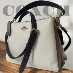 未使用 コーチ COACH ヘリテージダブルジップショルダーバッグ