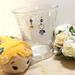 ラプンツェル風 樹脂ノンホールピアス