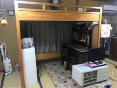 【タイムセール】ロフトベッド 木