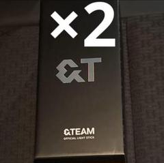 &amp;TEAM　公式ペンライト　新品未使用＆一度のみ利用 &TEAM 公式ペンライト&TEAM OFFICIAL LIGHT 少なく STICK