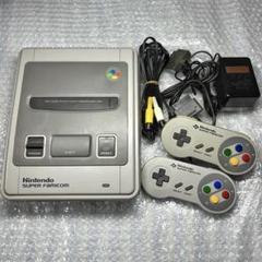 【美品】スーパーファミコン　後期型本体